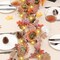 Fall Garland - Sunflower Garlands - 6 Ft Dried Maple Leaf Pumpkin Berry Garland with 30 Warming Lights - Fall Thanksgiving Halloween Farmhouse Mantel Harvest Decor for Home Outdoor Indoor Decor